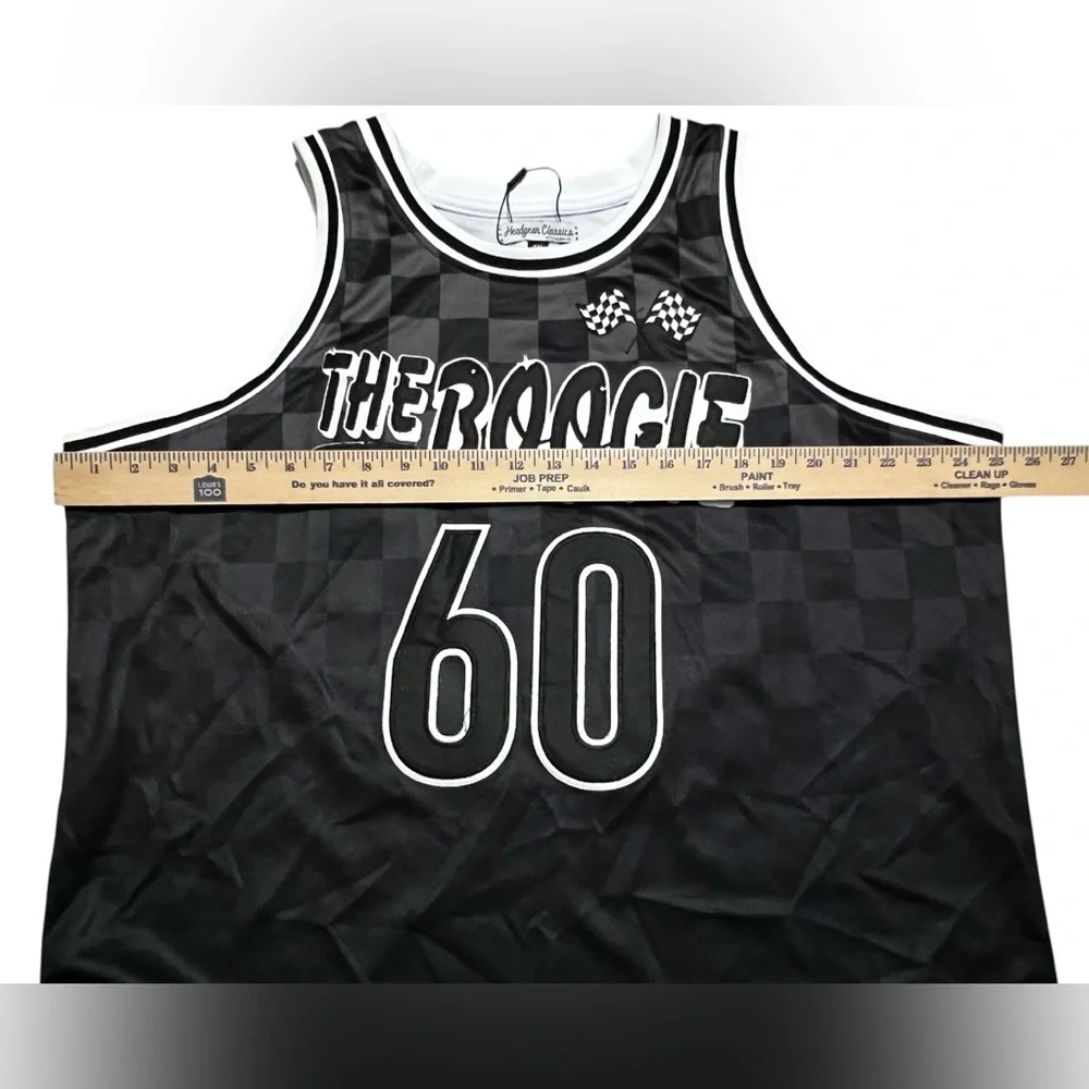 Headgear Classics Boogie‎ Nipsey hussle basketball jersey black checkered 3XL